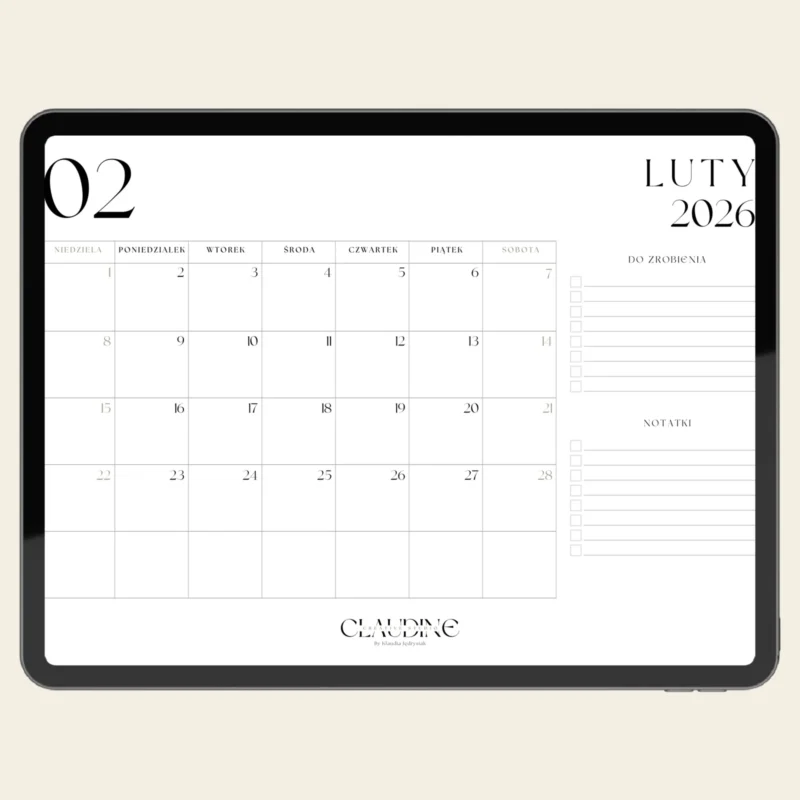 Planer miesięczny (kalendarz)